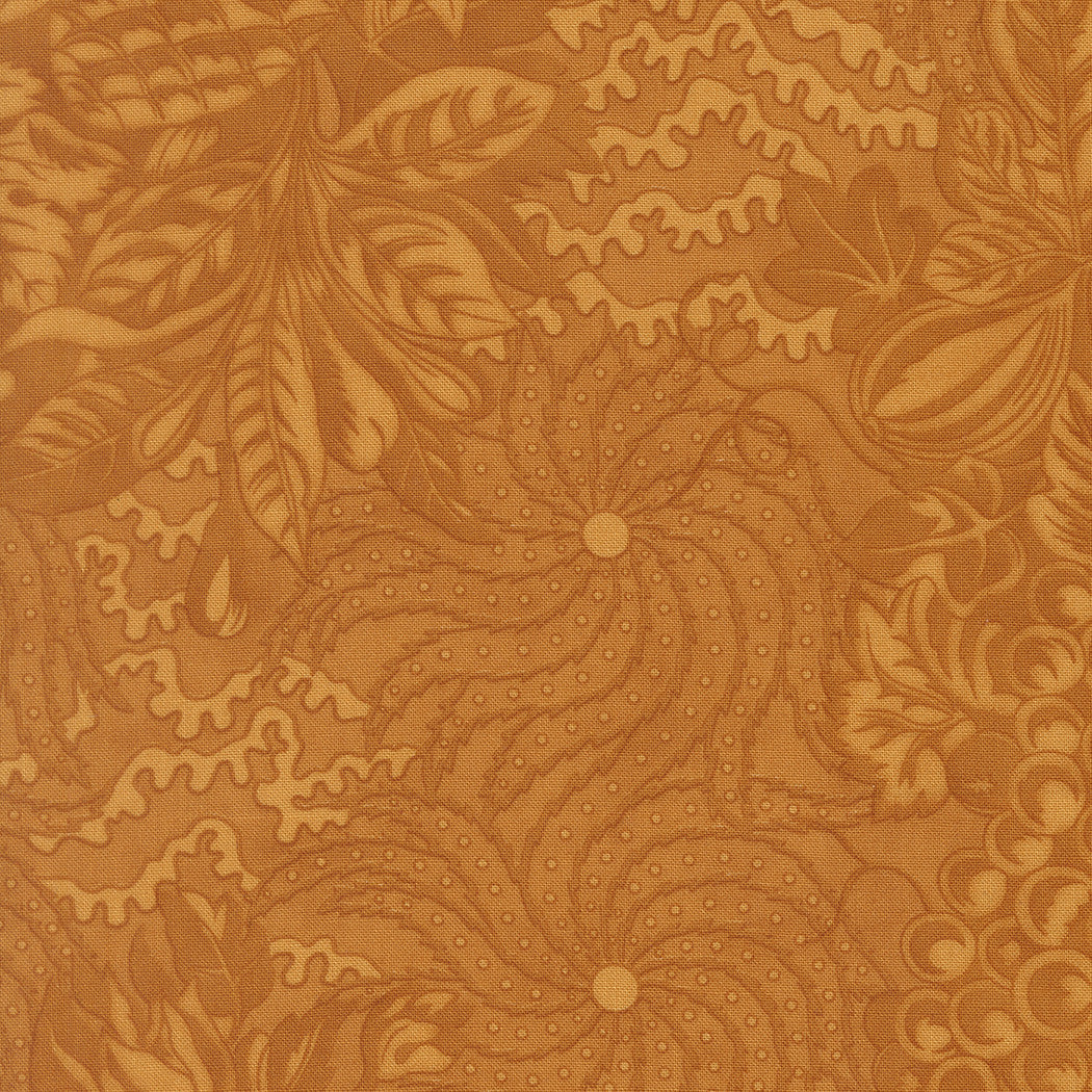 PRESALE Butternut and Sage Autumnal Bounty Butterscotch Yardage by Fig Tree & Co for Moda Fabrics | 35441 17