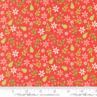 PRESALE Poinsettia and Pear Pear Geranium Yardage by Sherri & Chelsi for Moda Fabrics | 37711 16