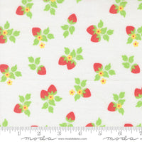 Fruit Salad Strawberries Off White Yardage by Corey Yoder for Moda Fabrics | 29243 11