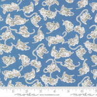 A Cat Named Stitch Georgie Blue Yardage by Camille Roskelley for Moda Fabrics | 55341 13