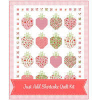 PRESALE Just Add Shortcake Quilt Kit With The World of Strawberry Shortcake for Riley Blake Designs | Quilt Size 74" x 86"