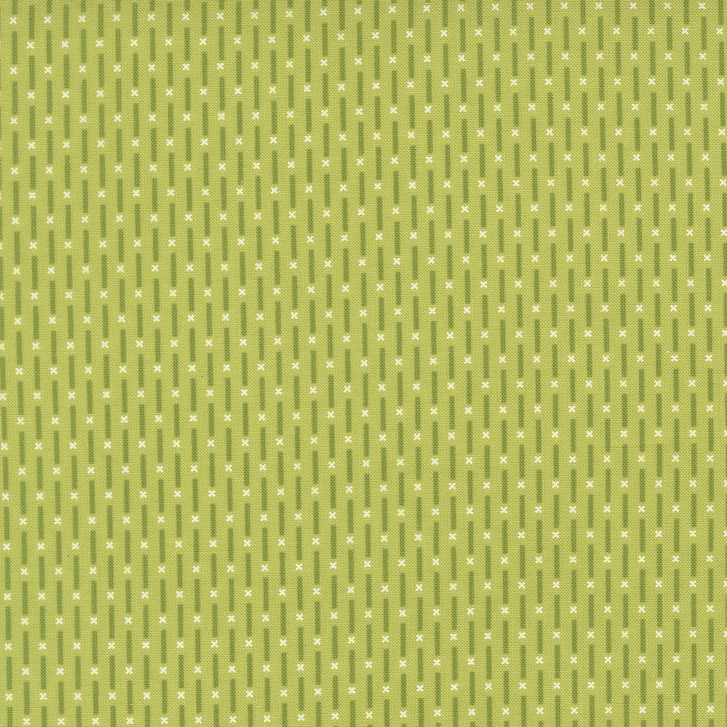 PRESALE Poinsettia and Pear Candy Stripe Pistachio Yardage by Sherri & Chelsi for Moda Fabrics | 37715 12