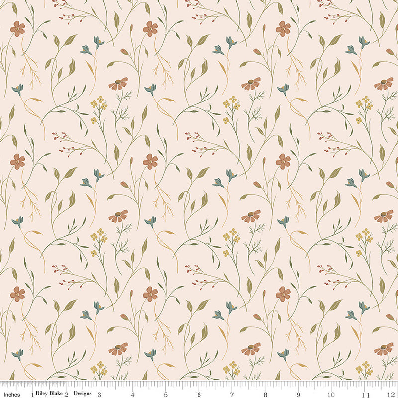 PRESALE Threads of Grace Main Latte Yardage by Kassidy Grace for Riley Blake Designs | C16820-LATTE