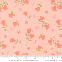 PRESALE Sunbonnet Embroidered Blooms Pink Yardage by Heather Briggs of My Sew Quilty Life for Moda Fabrics | 31761 15