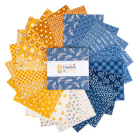 PRESALE Denim & Daisy 5" Stacker by Lori Holt of Bee in my Bonnet for Riley Blake Designs | 42 Pcs | 5-18130-42