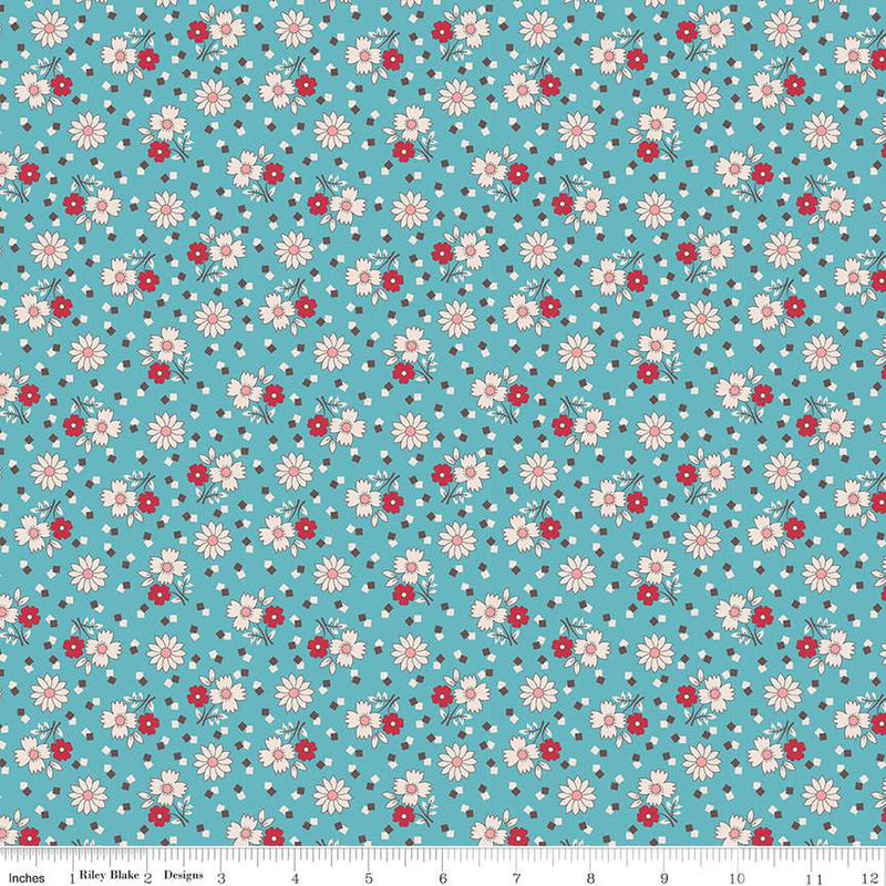 Mercantile Cottage Yesterday Yardage by Lori Holt for Riley Blake Designs | C14401 COTTAGE