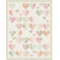 Kind Hearts Custom Quilt Kit With Kindness by Deb Strain for Moda Fabrics | Quilt Size 60" x 78"