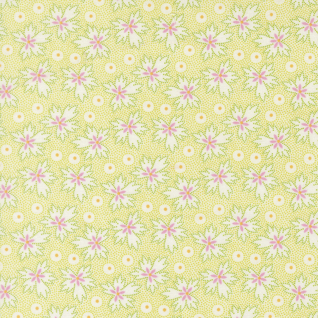 Summers End Geranium Leaves Sprout Yardage by Fig Tree & Co for Moda Fabrics | 35432 27
