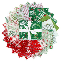 PRESALE Mistletoe & Holly Fat Quarter Bundle by Beverly McCullough for Riley Blake Designs | 24 Precut Fat Quarters