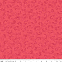 Heirloom Red Sprigs Red Yardage by My Mind's Eye for Riley Blake Designs | C14342 RED