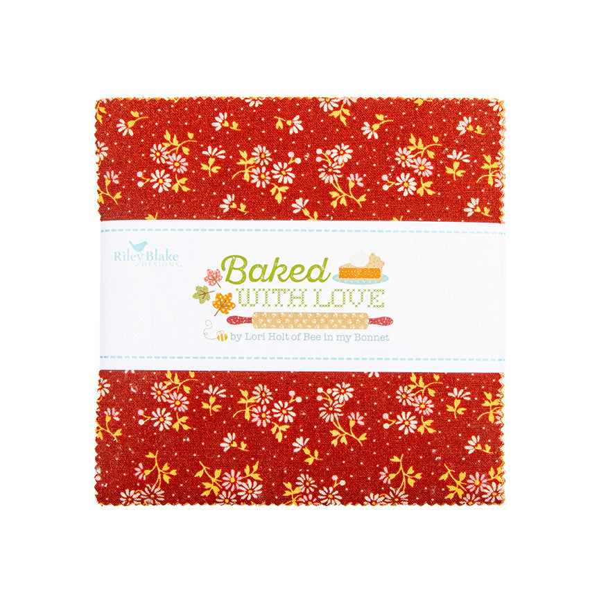 PRESALE Baked With Love 5" Stacker by Lori Holt of Bee in My Bonnet | 42 Pcs | 5-17780-42
