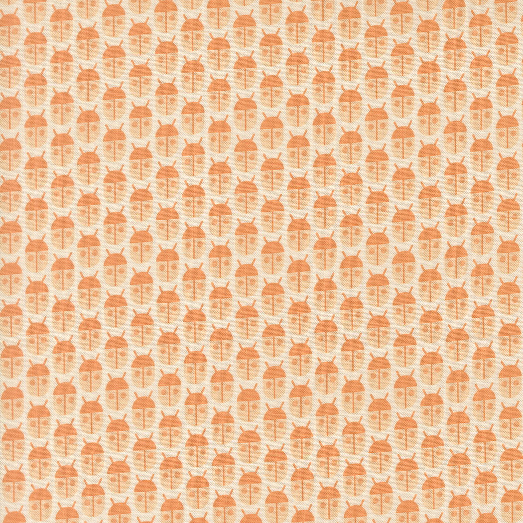 PRESALE Popcorn Little Bugs Peach Yardage by Elizabeth Hartman for Moda Fabrics | 51280 19