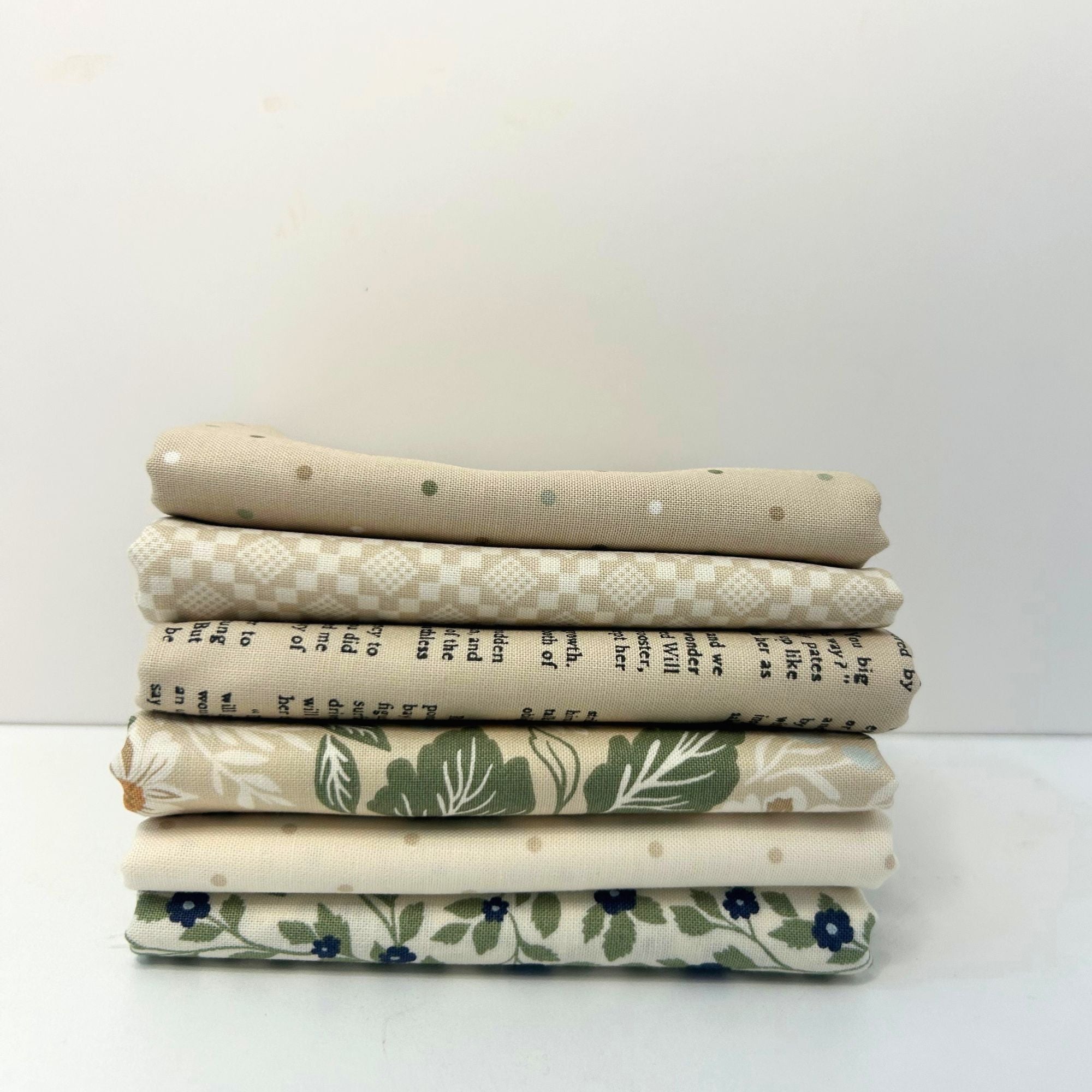 PRESALE True Love Custom Fat Quarter Bundle Oatmeal Cream by Lella Boutique for Moda Fabrics | 6 FQs | Curated Bundle