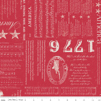 PRESALE Americana Liberty Berry Yardage by Lori Holt of Bee in My Bonnet for Riley Blake Designs | C16080-BERRY