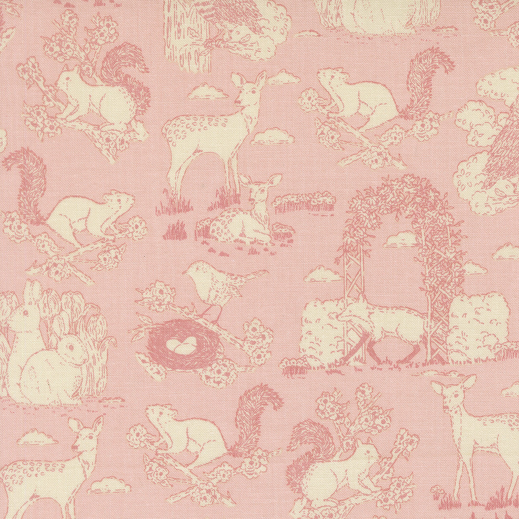PRESALE My Secret Garden Garden Toile Petal Yardage by Stacy Iest Hsu for Moda Fabrics | 20983 23