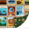 Double Lush Velvet National Parks Yardage by Anderson Design Group for Riley Blake Designs| Double-Sided | LV16802