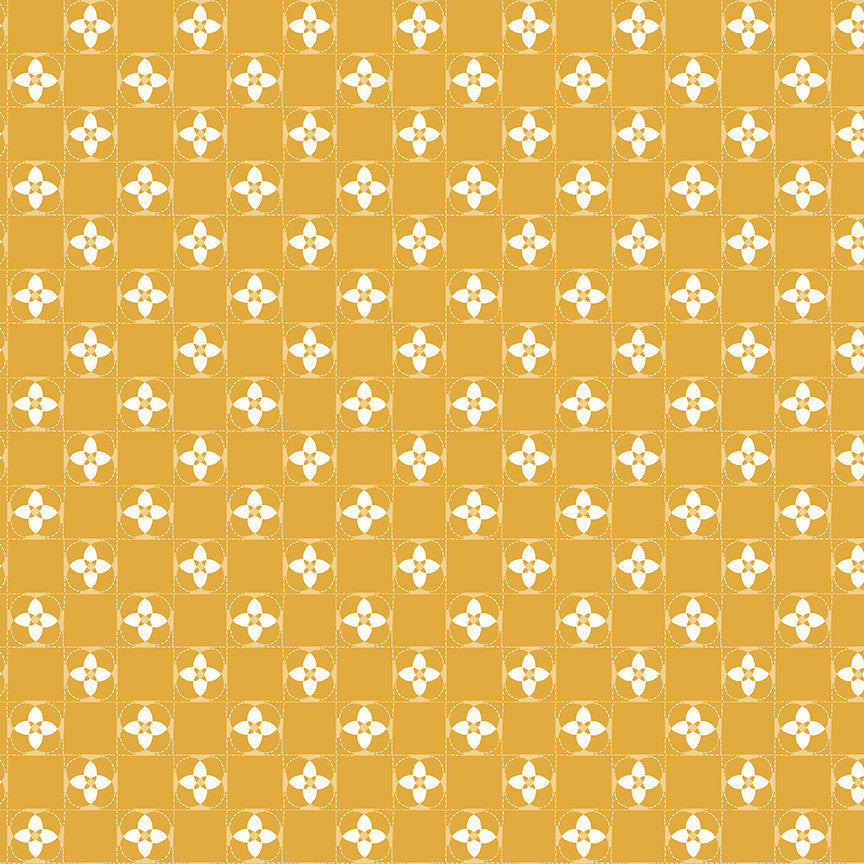 PRESALE Utah Quilt Squares Gold Yardage by Kelsey Carlson for Riley Blake Designs | C17023-GOLD