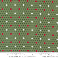 Starberry Green Polka Star Yardage by Corey Yoder for Moda Fabrics | 29186 13