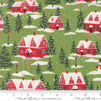 Holiday Cheer Cardinals Village Mistletoe Yardage by Stacy Iest Hsu for Moda Fabrics | 20972 13