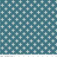 PRESALE Utah Quilt Squares Teal Yardage by Kelsey Carlson for Riley Blake Designs | C17023-TEAL