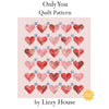 PRESALE Only You Custom Quilt Kit | Funny Valentine by Lizzy House for Moda Fabrics | Quilt Size 72" x 80"