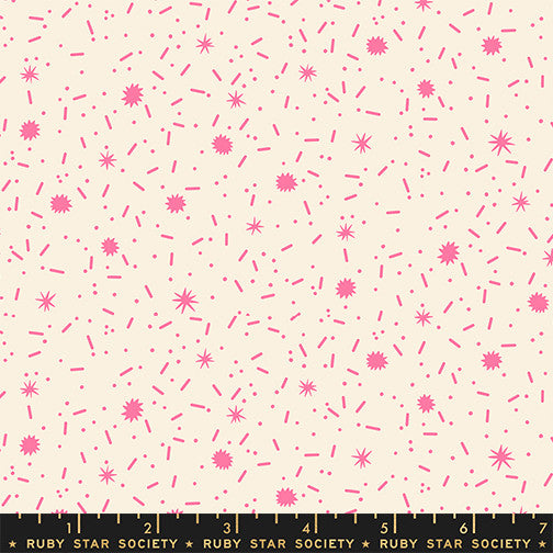 Egg and Friends Sugar Rush Neon Pink Yardage by Kimberly Kight for Ruby Star Society | RS3095 12