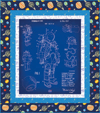 NASA Spacesuit Panel Quilt Boxed Kit by RBD Designers for RIley Blake Designs | KT-15480