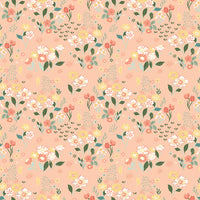 New Beginnings Floral Blush Yardage by Sandy Gervais for Riley Blake Designs | C15751-BLUSH