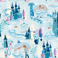 PRESALE Wishes The Ball Powder Sparkle Yardage by Jill Howarth for Riley Blake Designs | SC18070-POWDER