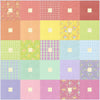 Boxy Custom Quilt Kit With Sherbet Sunshine Flannel by Corey Yoder for Moda Fabrics | Size 75" x 75"