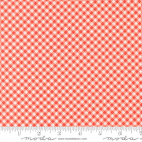 PRESALE Poinsettia and Pear Gingham Geranium Yardage by Sherri & Chelsi for Moda Fabrics | 37717 15