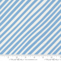 PRESALE Funny Valentine Stripes Sky Yardage by Lizzy House for Moda Fabrics | SKU