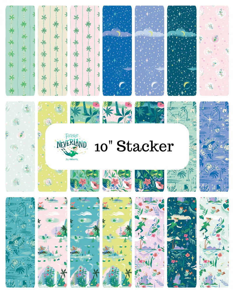 PRESALE Forever Neverland 10" Stacker by Jill Howarth for Riley Blake Designs | 42 Precut 10" Squares | 10-15900-42