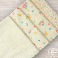 Pastel Prairie Custom Fat Quarter Bundle Porcelain by My Sew Quilty Life for Moda Fabrics  | Curated Bundle | 4 Fat Quarters