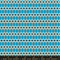 Trinketry Matchbook Bright Blue Yardage by Melody Miller for Ruby Star Society | RS0115 16