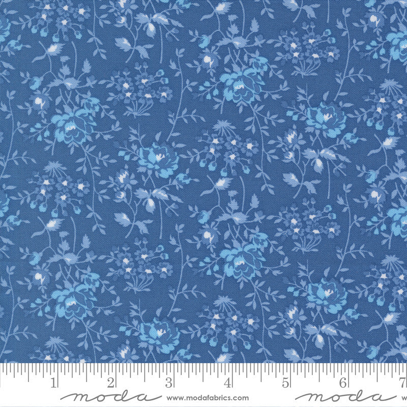 PRESALE Blueprint Bloomsbury Sea Yardage by Camille Roskelley for Moda Fabrics | 55333 17