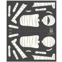 Frank and Friends Mummy Panel by My Mind's Eye for Riley Blake Designs | Panel Size 35 1/2" x 43 1/2" | P17479-PANEL
