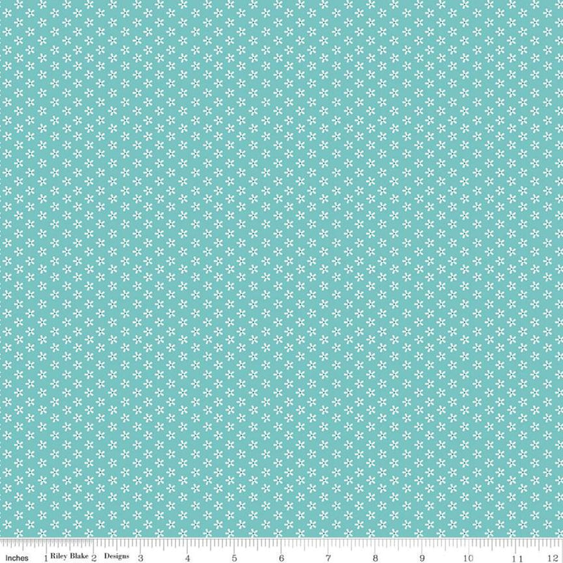 Bee Basics Cottage Tiny Daisy Yardage by Lori Holt of Bee in my Bonnet for Riley Blake Designs |C6403 COTTAGE