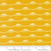 Dawn on the Prairie Golden Mustard Sun Yardage by Fancy That Design House for Moda |45576 20