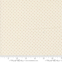 PRESALE Butternut and Sage Pindot Cream Cinnamon Yardage by Fig Tree & Co for Moda Fabrics | 35446 11