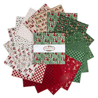 Christmas Time 10" Stacker by Dani Mogstad for Riley Blake Designs | 42 Pcs | 10-17820-42