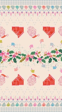 PRESALE Christmas in Color North Pole Parade Panel by Art Gallery Fabrics | CMC-25415