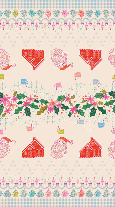 PRESALE Christmas in Color North Pole Parade Panel by Art Gallery Fabrics | CMC-25415