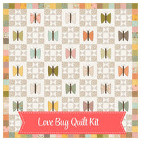 PRESALE Love Bug Quilt Kit With Bug Collector by Sweetwater for Moda Fabrics | Quilt Size 69" x 69"