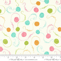 Here Kitty Kitty Cream Meow Yardage by Stacy Iest Hsu for Moda Fabrics |20834 11