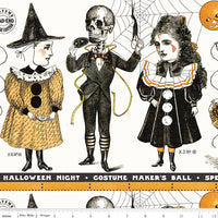 Costume Maker's Act II Costume Border Stripe White Yardage by J. Wecker Frisch for Riley Blake Designs | CD16004-WHITE
