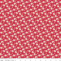 PRESALE Farmers Daughter Bows Tea Rose Yardage by Lori Holt of Bee in My Bonnet | C17166-TEAROSE