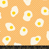 Egg and Friends Fried Eggs Cantaloupe Yardage by Kimberly Kight for Ruby Star Society | RS3090 11