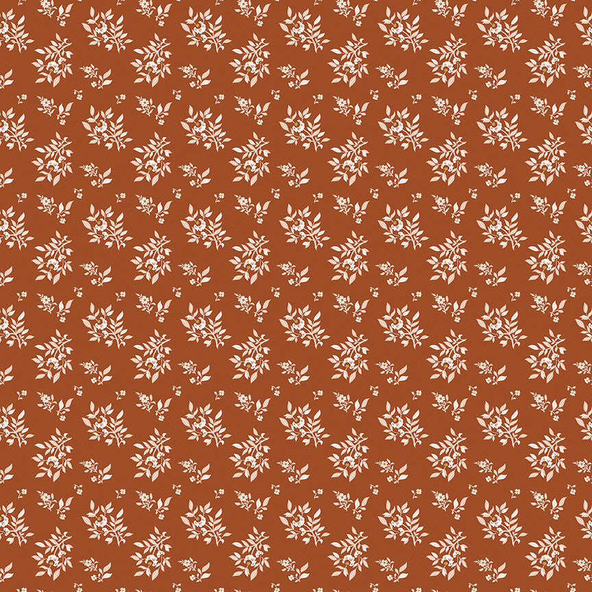 PRESALE Before the Bloom Juniper Rust Yardage Danelys Sidron for Riley Blake Designs | C18065-RUST