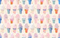 PRESALE Best Day Ever Ice Cream Metallic Natural Yardage by Melody Miller for Ruby Star Society | RS0105 11M